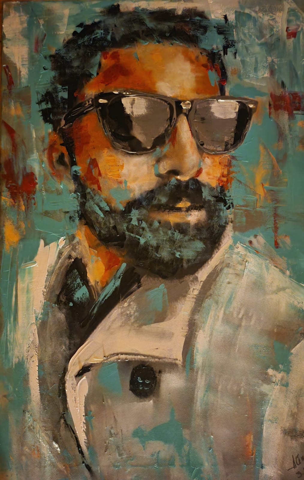 ArteDiAlina.com painting: Mr. Gorgeous